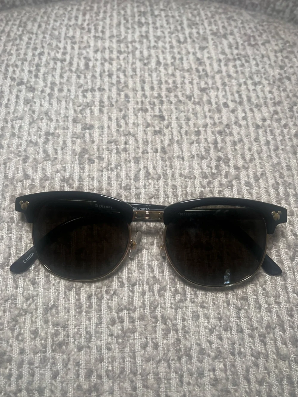 Disney kids Black and Gold Semi-Rim Sunglasses
